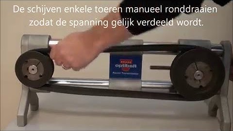 Optibelt onderhoud & montage
