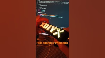 DIY 3D printed LED sign #3dprinting #arduino #led