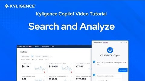 Kyligence Copilot Tutorial: Search and Analyze Metrics with AI Copilot for Data