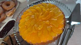 No bake perzik taart