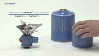 FORNELLO A GAS TWISTER PLUS 2.900 W CAMPINGAZ IDEALE CAMPEGGIO 2 CARTUCCE GAS 