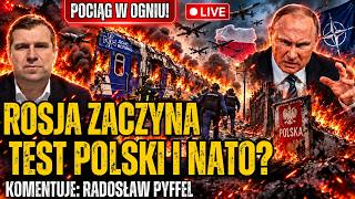 Rosyjski atak dronów na pociąg Warszawa-Kijów! Czego chce Putin? NATO kontra Rosja? - R.Pyffel