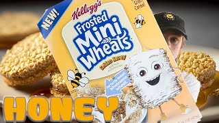 ✨ New Golden Honey Frosted Mini Wheats Review! 🍯 | Kellogg's Breakfast Bliss 🥣