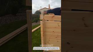 Precision Interlocking Timber Wall Assembly Using Rubber Mallet Technique