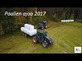 Paalien ajoa/Silage bale transporting 2017