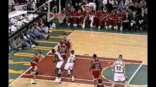 Michael Jordan 45 points (half-court shot)  vs Sonics (1997)