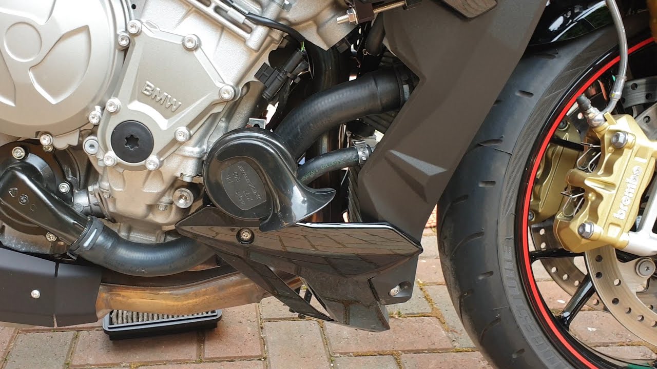 i-m-so-horny-dual-snail-horns-fitted-bmw-s1000r-youtube