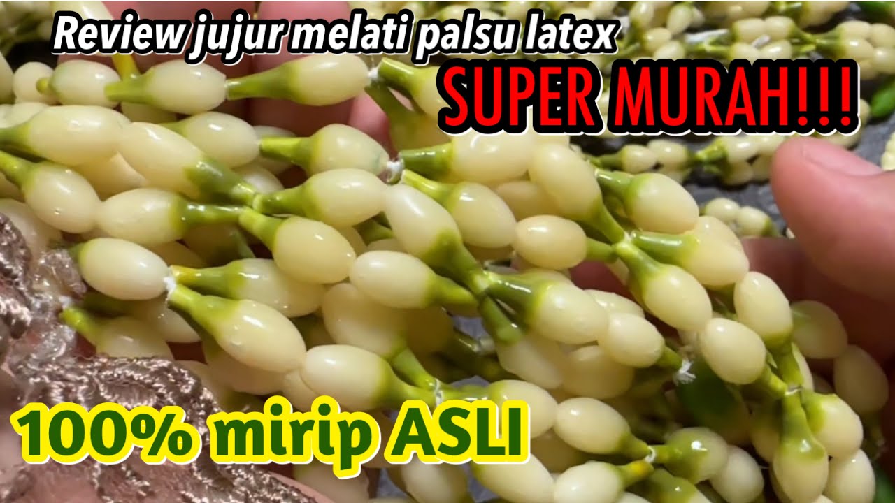 #MELATISRIKANDI MELATI PALSU BAHAN LATEX SUPER MURAH 100% MIRIP ASLI