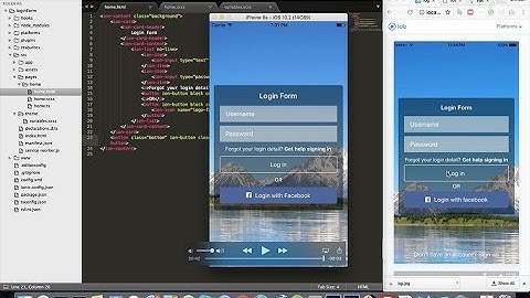 Ionic 2 - Design Login Form