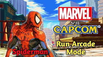 Spiderman Run Arcade Mode | M.I.G | Marvel vs Capcom M.U.G.E.N
