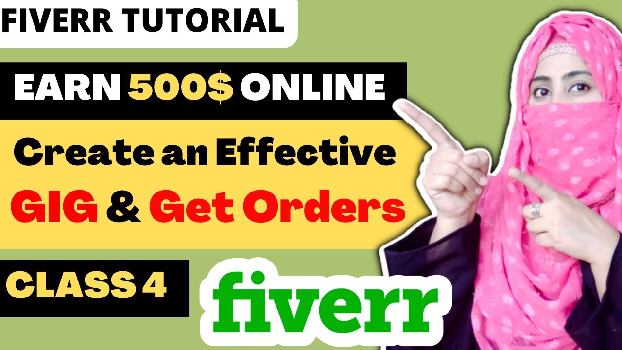 How To Create Fiverr Gig | Make Money Online 2022 on Fiverr | - YouTube
