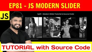 Ep81 - Modern Javascript Slider Tutorial with source code