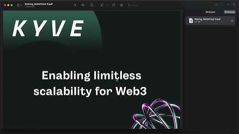 Kyve Network Introduction and How to Run Node