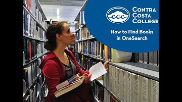 Finding Books and eBooks at the CCC Library using OneSearch | Contra Costa College Library