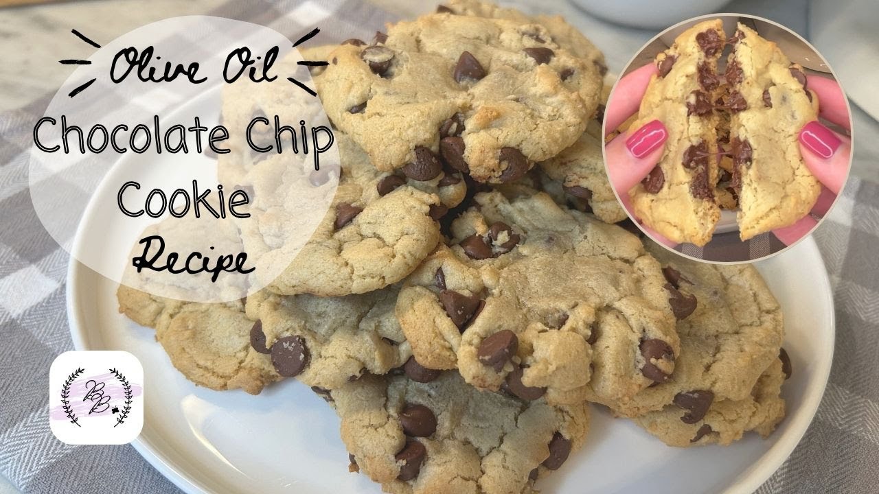 Chocolate Chip Cookie Recipe | made with olive oil