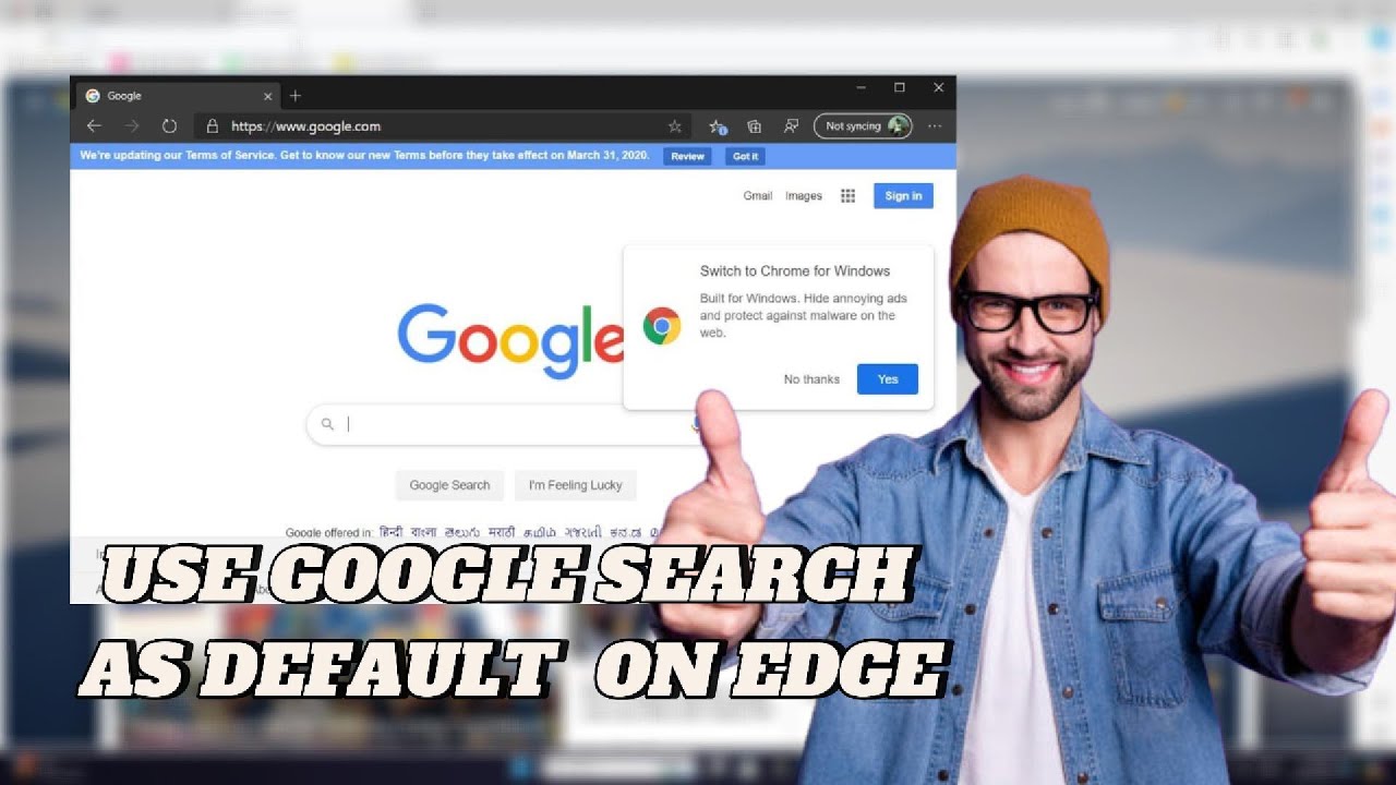How to Make Google the Default Search Engine on Microsoft Edge # ...