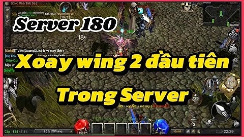Mu Lục Địa VNG : Server 180 xoay wing 2 đầu tiên trong Server