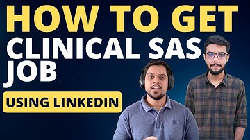 How to find clinical SAS job using Linkedin | Explained by our student Dhruv Patel