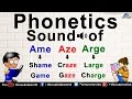 Phonetics Sound Of Ame, Aze, Arge