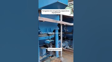 Tungsten tin ore gravity separation equipment jigger machine #jigging #machine #gold #jycrusher