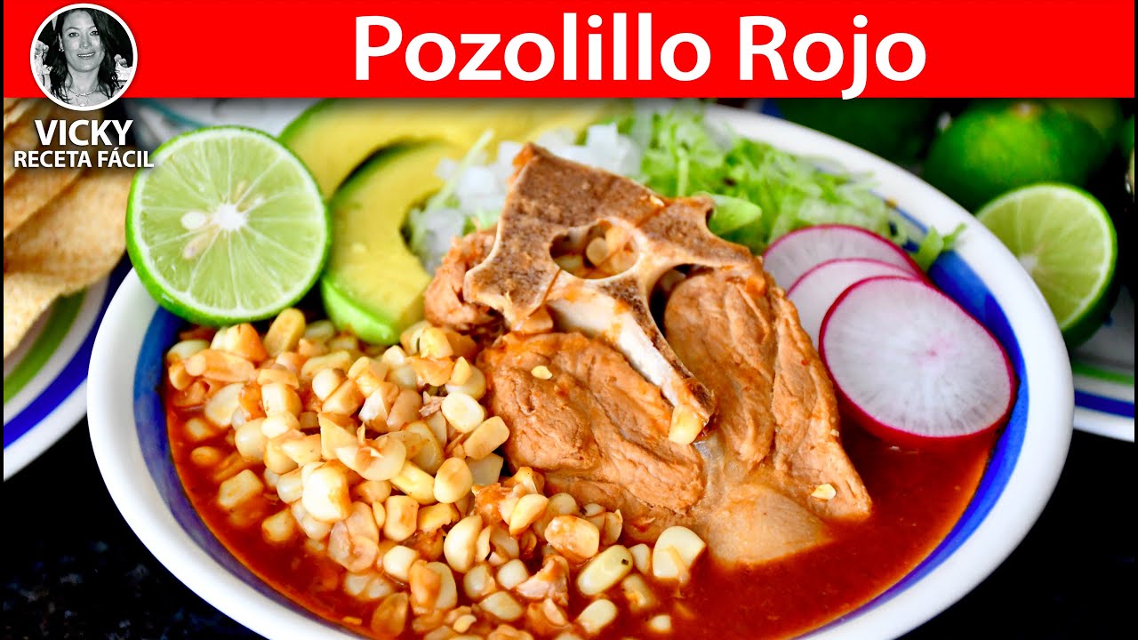 Pozolillo Rojo Pozole de Elote | #VickyRecetaFacil | VICKY RECETA FACIL