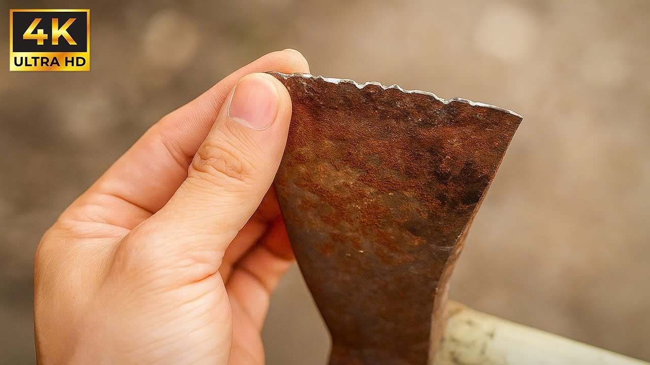 Миллионы людей до сих пор не знают, как заточить старинный топор до бритвенной остроты!