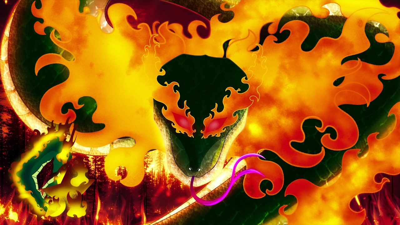 Capa de Boitata | Cobra de Fogo | (Drop Folclore) – Granito