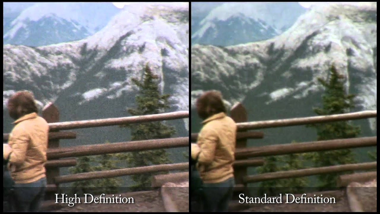 ANU Media - 8mm Cine Film Transfers - HD vs SD - YouTube
