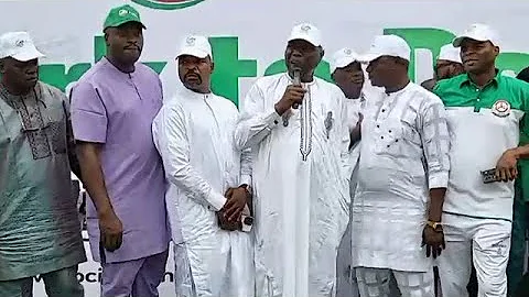 Moment Mc Oluomo Akinsanya announced as Southwest NURTW chairman, Tafa Sego, Yasin, Kudeleti