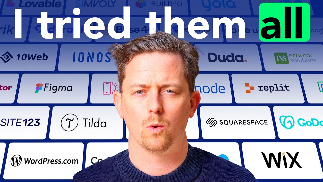 Best Free Website Builder — I Built the Same Website 20 Times