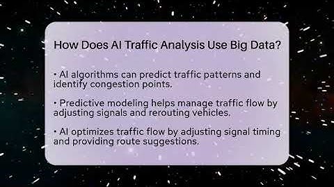 How Does AI Traffic Analysis Use Big Data? - Talking Tech Trends