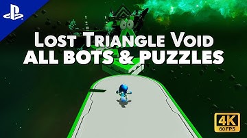 Astro Bot - LOST TRIANGLE VOIDE - 100% Walkthrough (All Bots & Puzzle Pieces)