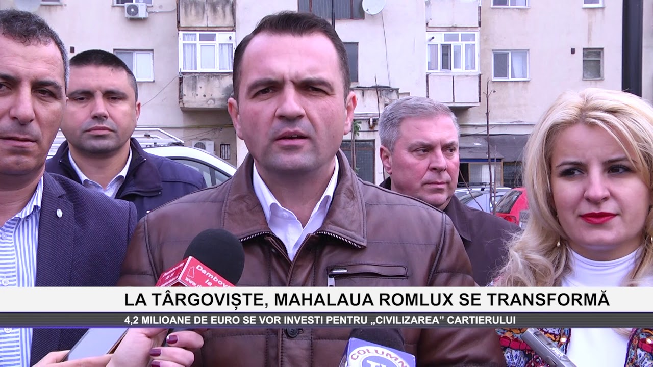 La Târgoviște, mahalaua Romlux se transformă - www.columnatv.ro