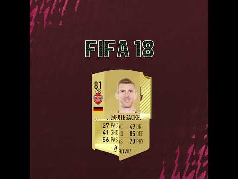 Per Mertesacker - Ultimate Team Evolution (Fifa 10 - Fifa 18) - YouTube