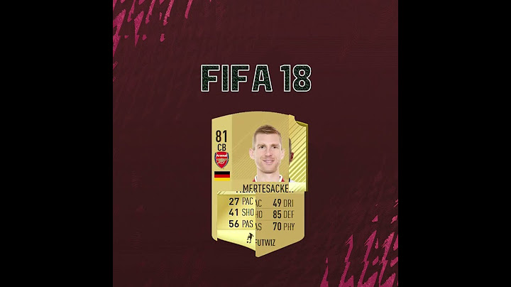 Per Mertesacker - Ultimate Team Evolution (Fifa 10 - Fifa 18)