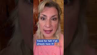 Fall trends are coming out! And it’s not so new🙃!