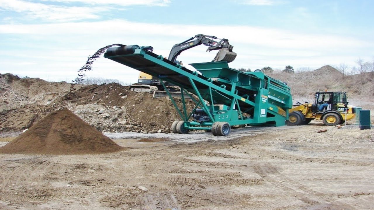 Amazing Wheel Loader Filling Trommel| Rc Wheel Loader and Skidsteer