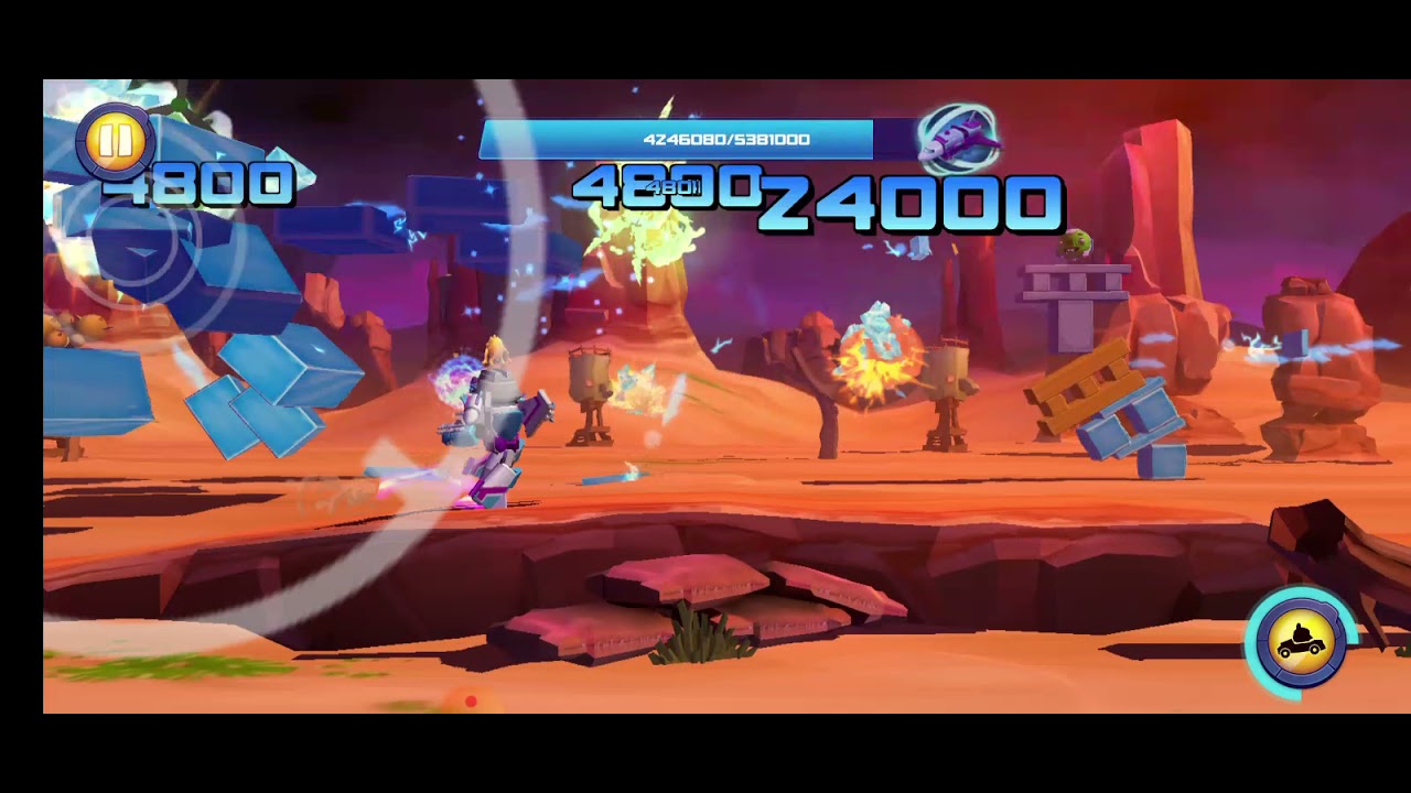 Angry birds transformers Spark Run lvl 500 Slipstream YouTube