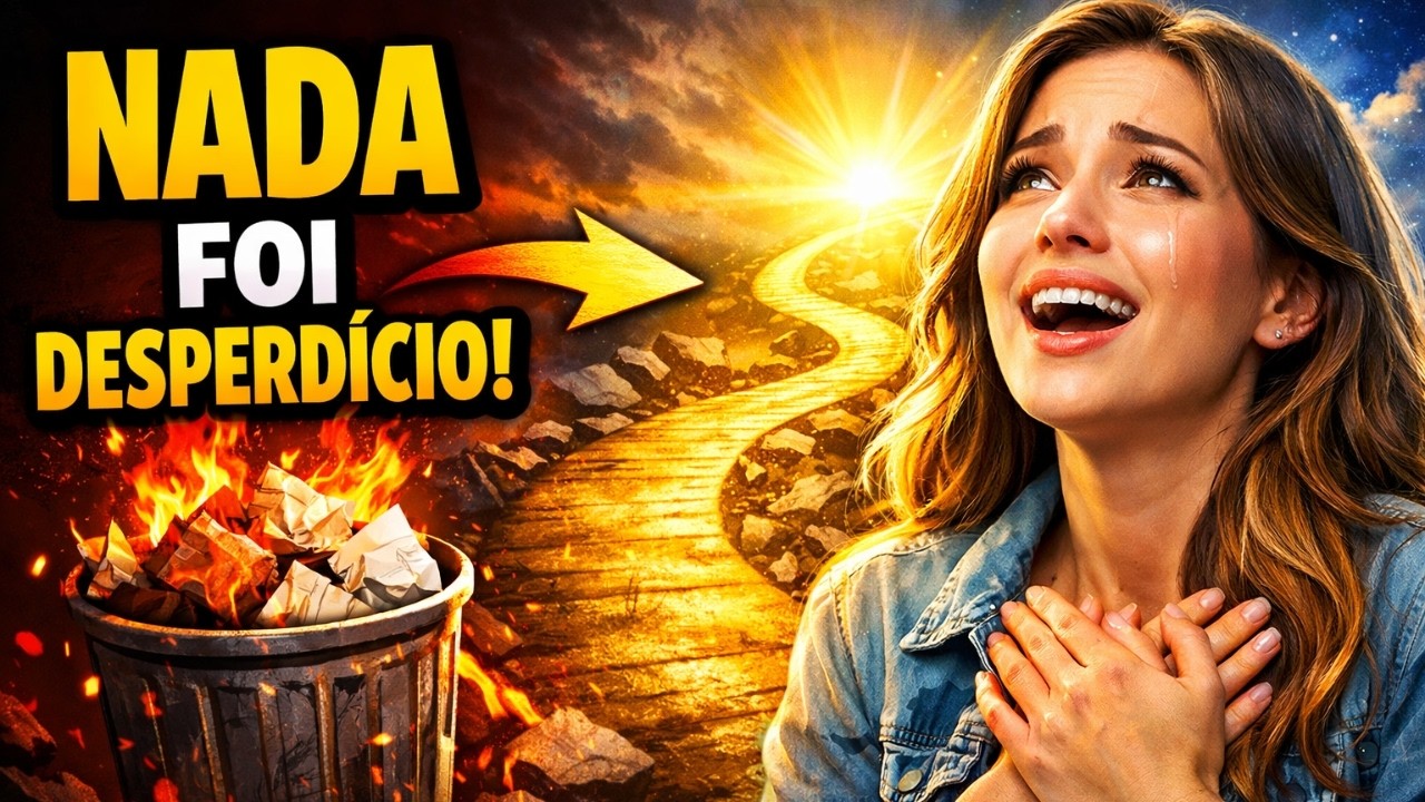 Nada no teu caminho foi desperdício