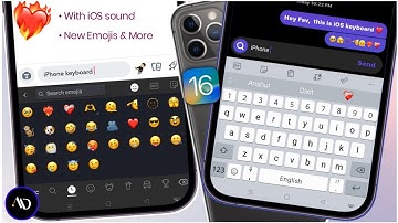 iOS Keyboard On Android 2023 | Sound + Emojis| iPhone Keyboard For Android 🔥
