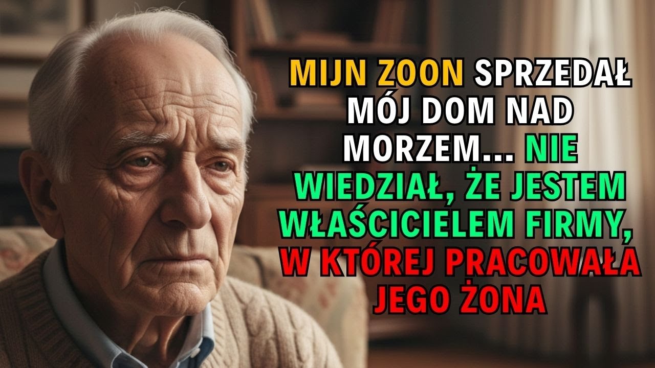 PRAWDZIWA HISTORIA STARSZEGO OJCA -  MÓJ SYN SPRZEDAŁ MÓJ DOM, ALE NIE WIEDZIAŁ ŻE...