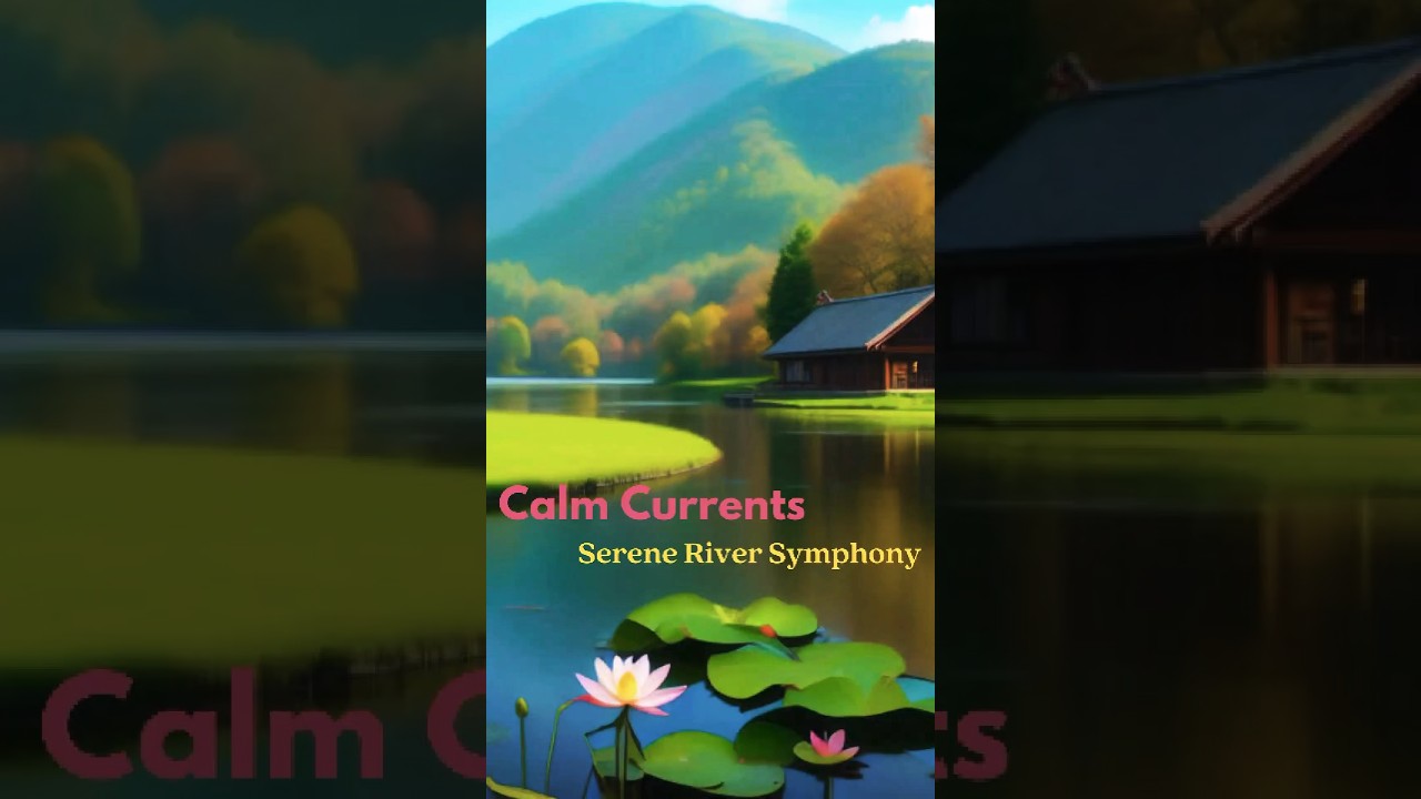 Calm Currents|Serene River Symphony🌊🎶#