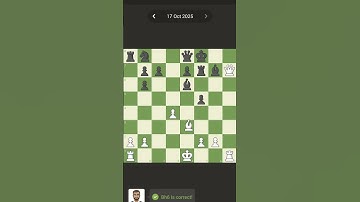 Daily Puzzle || October 17th || #chess #chessplayer #chessgame #chesscom #chessbaseindia #chesstraps