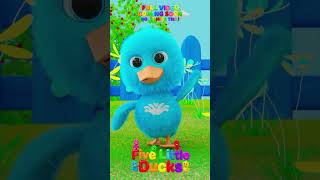 Five Little Ducks 🐥 Learn Counting 1–5 in a Fun Way! #shorts #nurseryrhymes #kids