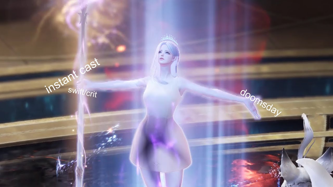 [Lost Ark] 1490 Instant Reflux Sorceress Post 6set Nightmare 2 min DPS