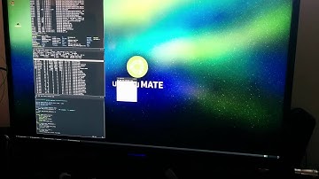 Odriod-c2 running Ubuntu on 4k monitor with terminals open