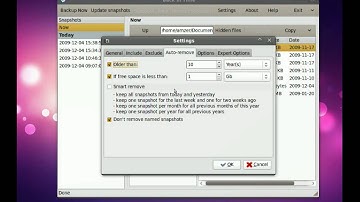 Using Back In Time to keep incremental backups of your files and folders
