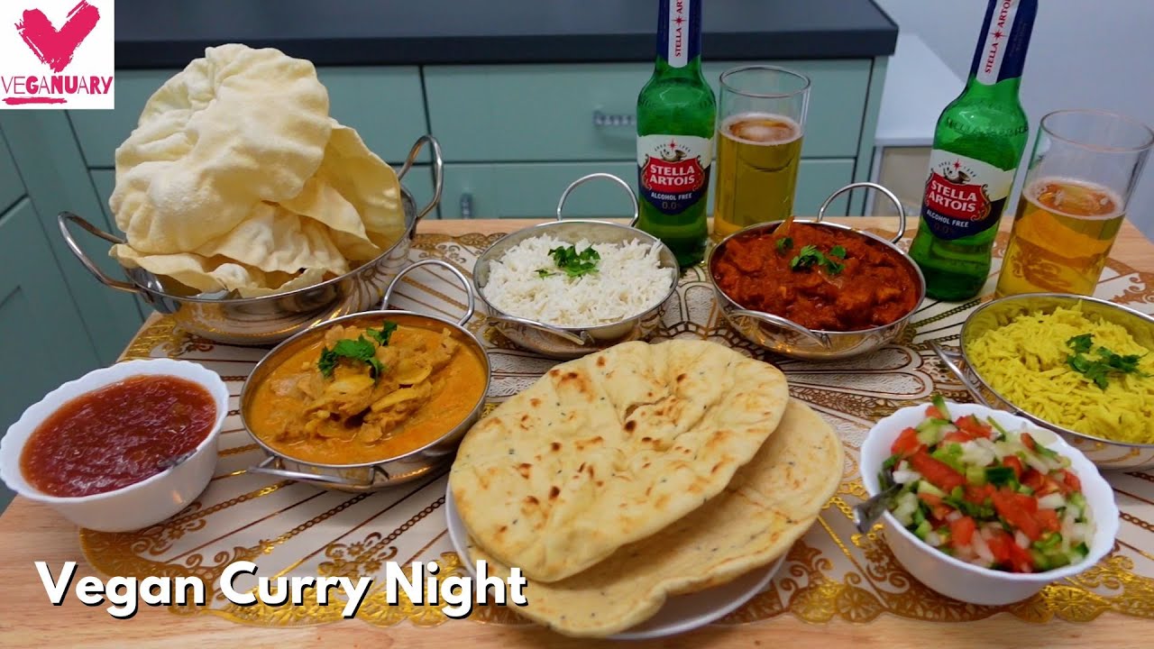cheats-easy-vegan-chicken-tikka-masala-chicken-korma-curry-night