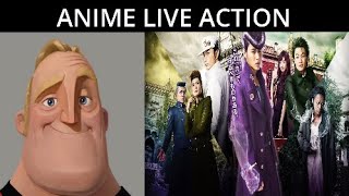 Mr Incredible becoming canny and uncanny(anime live action)