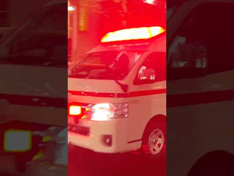 救急車 #消防 #消防車 #消防車両 #緊急車 #緊急車両 #緊急出動#特殊#Ambulance#shorts#緊急走行#サイレン#119#110#はたらくくるま#大雨